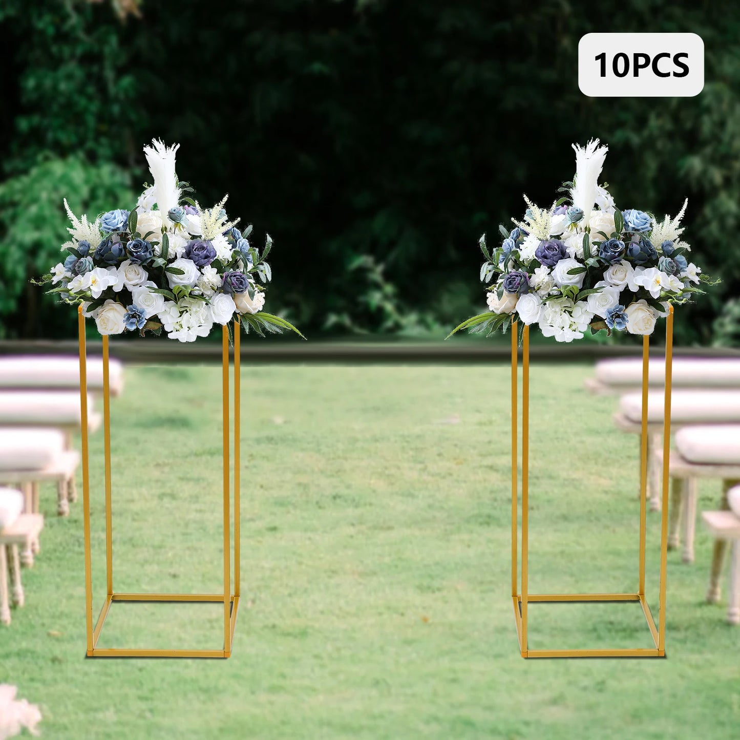 Metal Flower Rack Set 10 Pieces For Weddings Home Decor