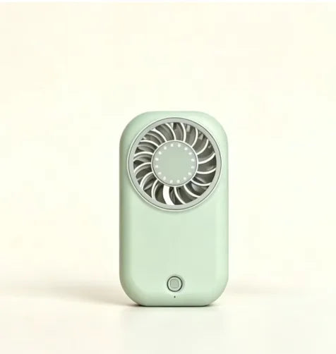 USB Rechargeable Portable Handheld Mini Fan 1200mAh Battery Powered Pocket Cooling Fan for Outdoor Travel Camping