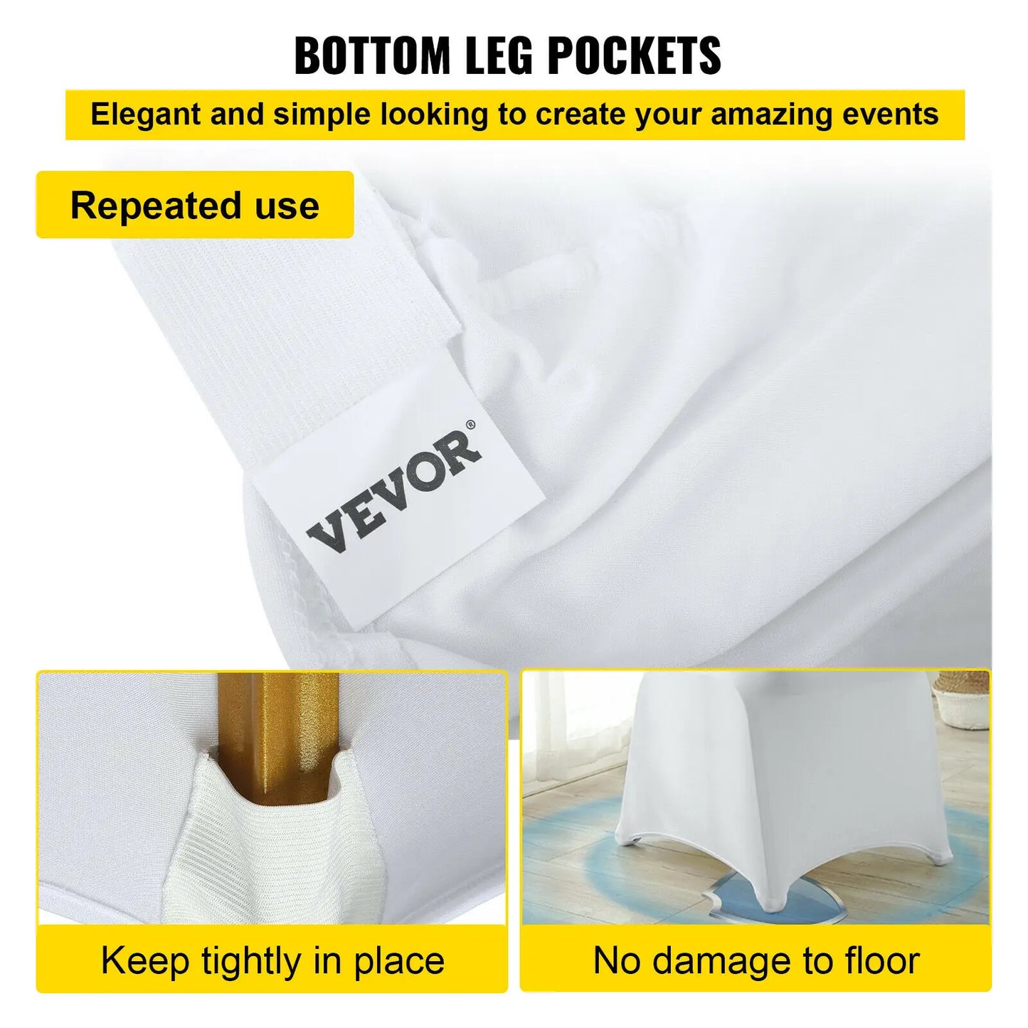 Wedding Chair Cover Spandex Slipcover Banquet Hall Dining