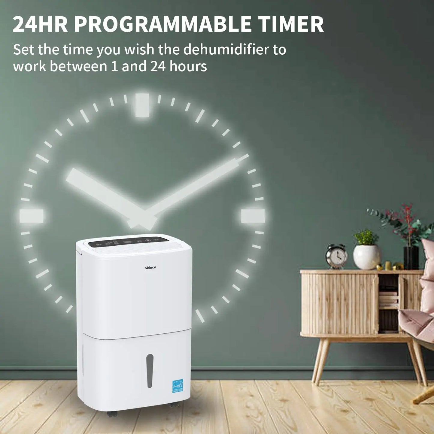 Shinco Energy Star 150 Pint Dehumidifier With WIFI