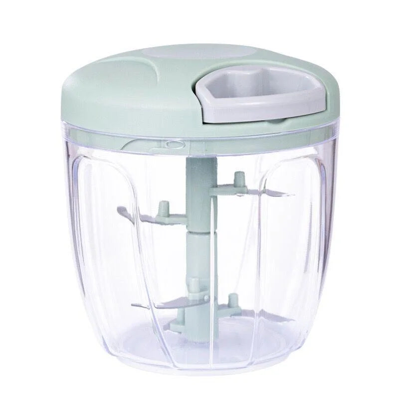 Manual Stainless Steel Garlic Chopper For Vegetable Rotation Press