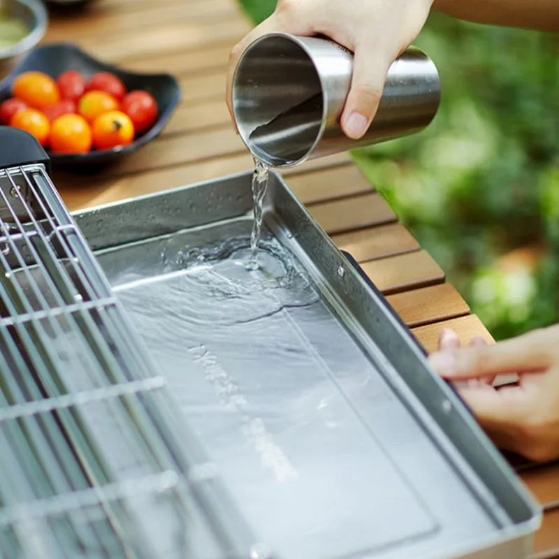 AMERZIS Stainless Steel Electric Grill With Temperature Control