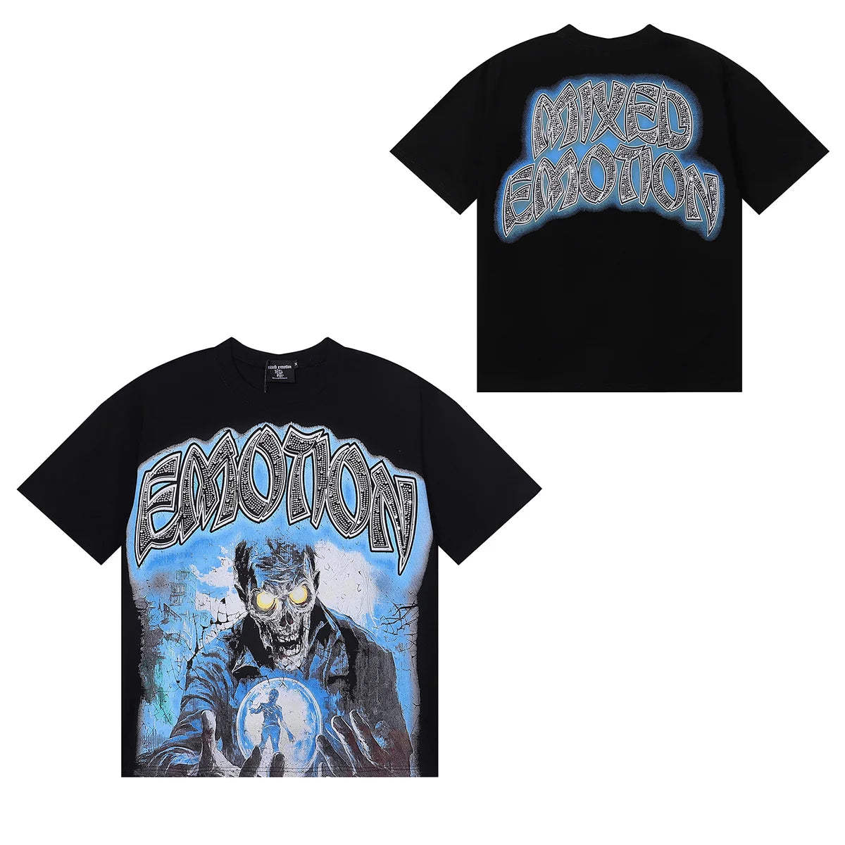 Streetwear Mixed Emotions Graphic Tee For Men And Women