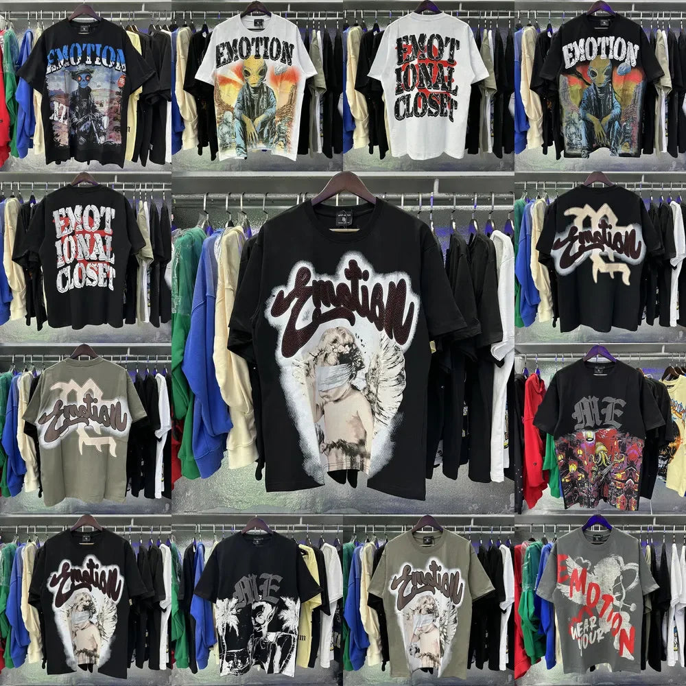 Streetwear Mixed Emotions Graphic Tee For Men And Women