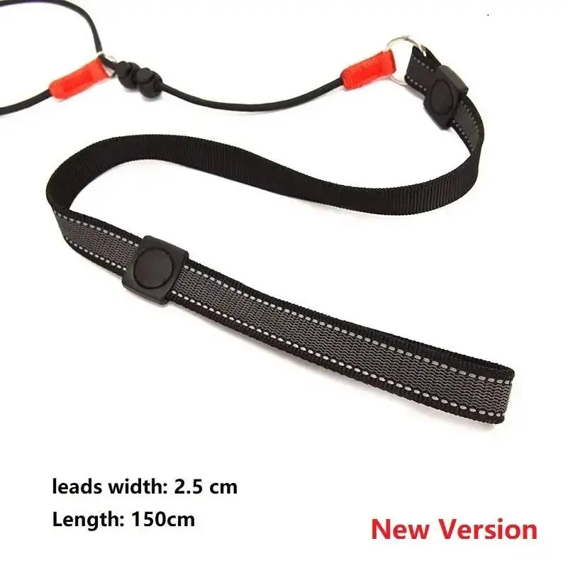 Training Dog Choking Rope 2 In 1 Collar 150Cm P-Shaped Chain Slip Lead Control Leash For Small Large Competition Dogs