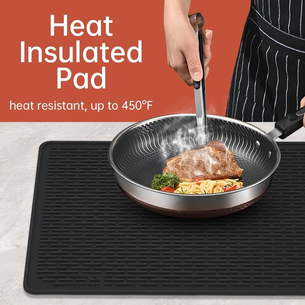 Silicone Stove Top Cover Mat Heat Resistant Glass Cooktop Protector