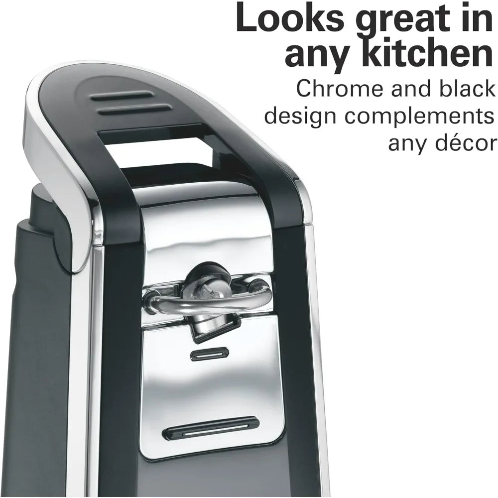 Hamilton Beach Smooth Touch Electric Automatic Can Opener Easy Push Down Lever Eliminates Sharp Edges Opens All Standard-Size