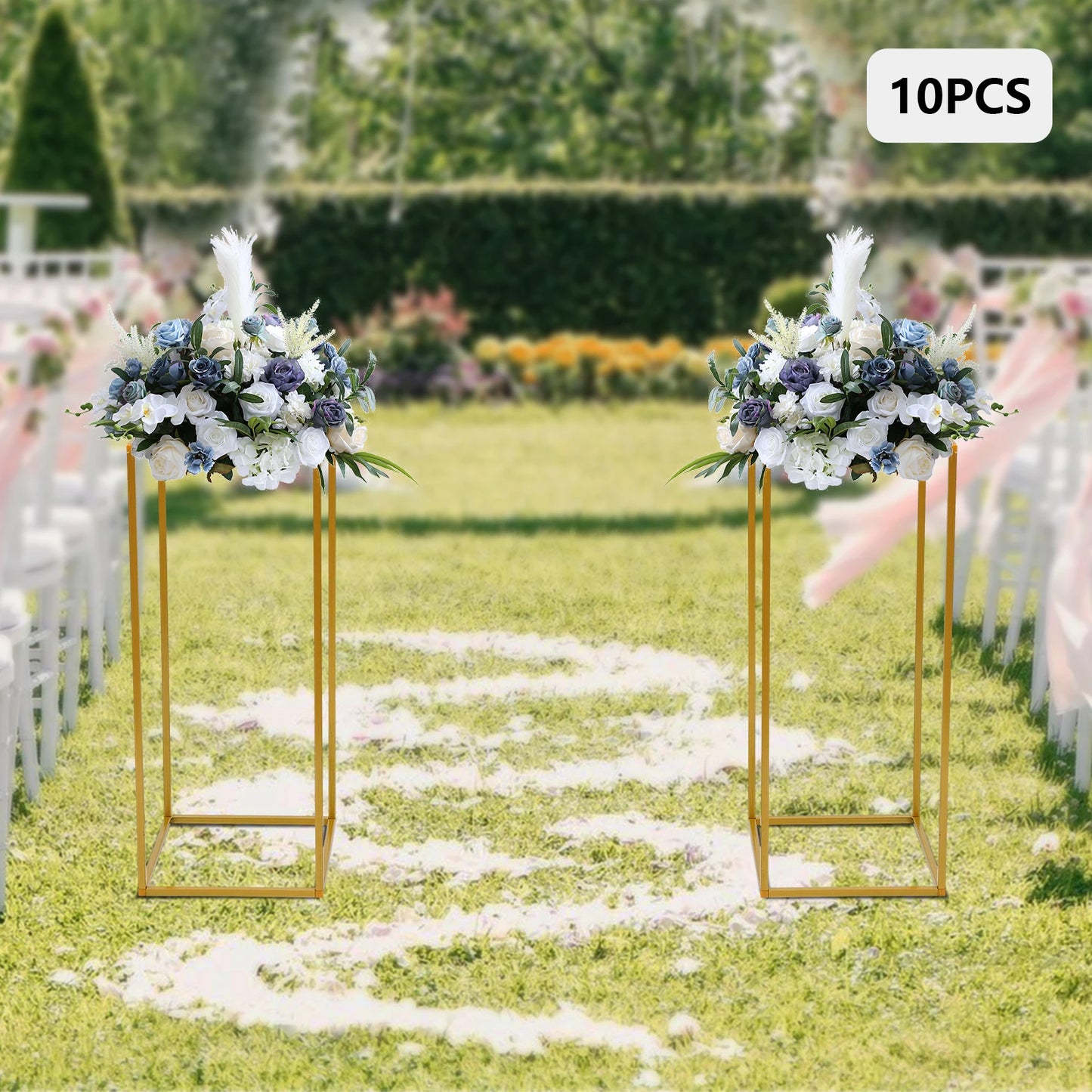 Metal Flower Rack Set 10 Pieces For Weddings Home Decor