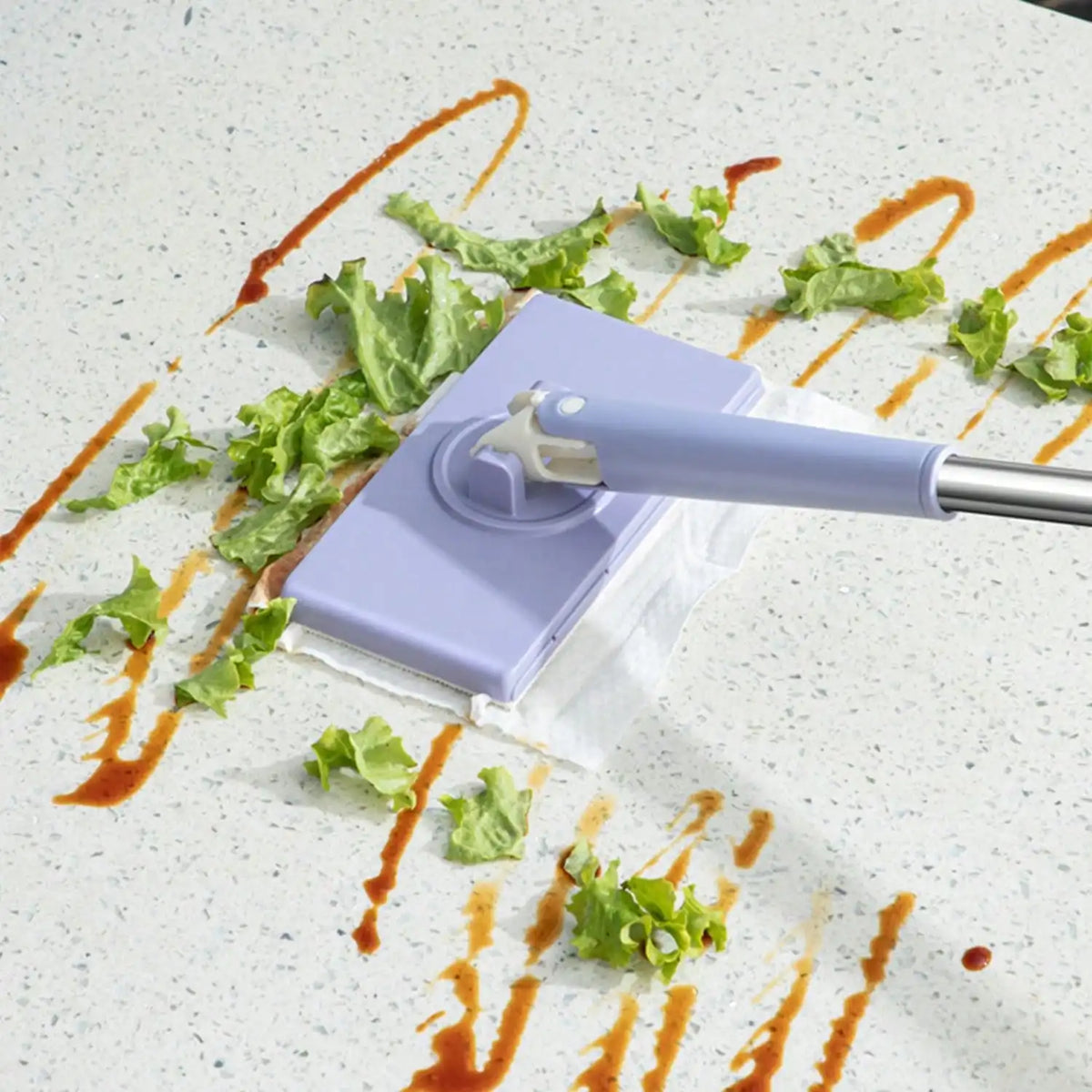 Adjustable Long Handle Quick Dry Dust Mop For Home