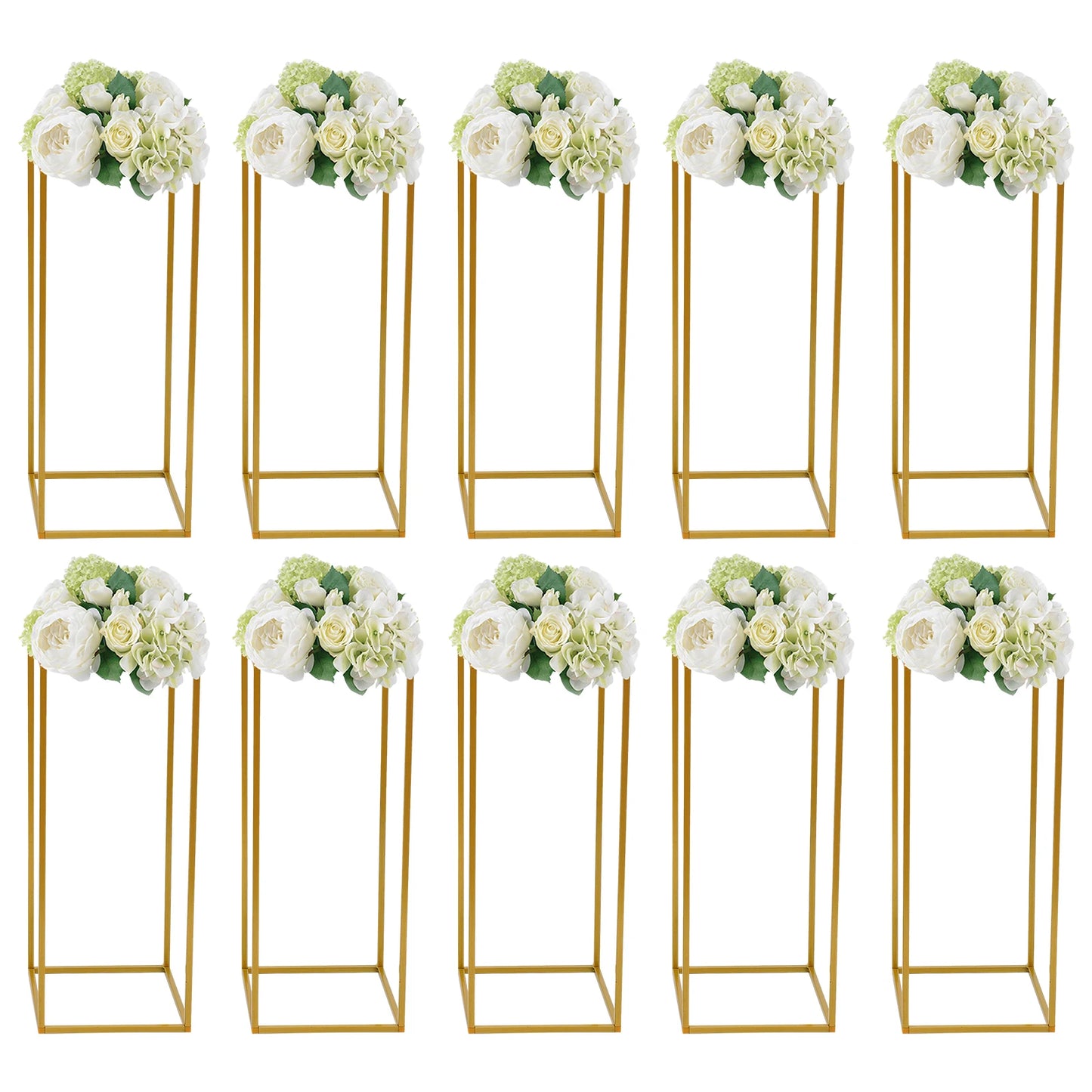 Metal Flower Rack Set 10 Pieces For Weddings Home Decor