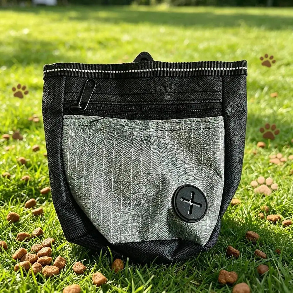 Pet Treat Bag With Magnet Closure – Walking Fanny Pack, Training Snack Pouch For Going Out, Small Dog Artifact