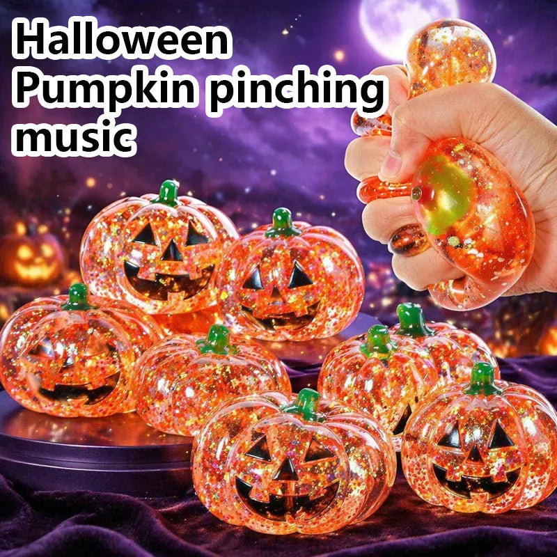 Halloween Pumpkin Squishy Toy, Slow Rebound Stress Relief Fidget
