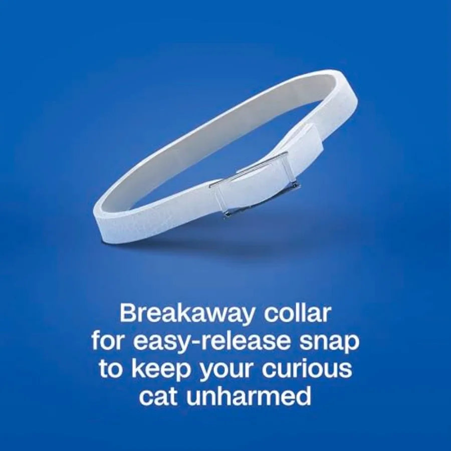 Plus Flea and Tick Collar for Cats, Flea Collar for 7-Month Prevention, Adjustable Collar Fits Cats and Kittens, Kills Fleas an