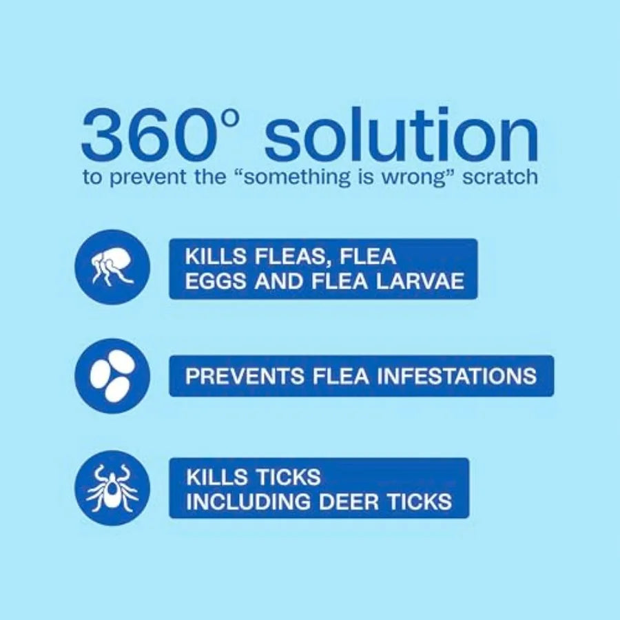 Plus Flea and Tick Collar for Cats, Flea Collar for 7-Month Prevention, Adjustable Collar Fits Cats and Kittens, Kills Fleas an