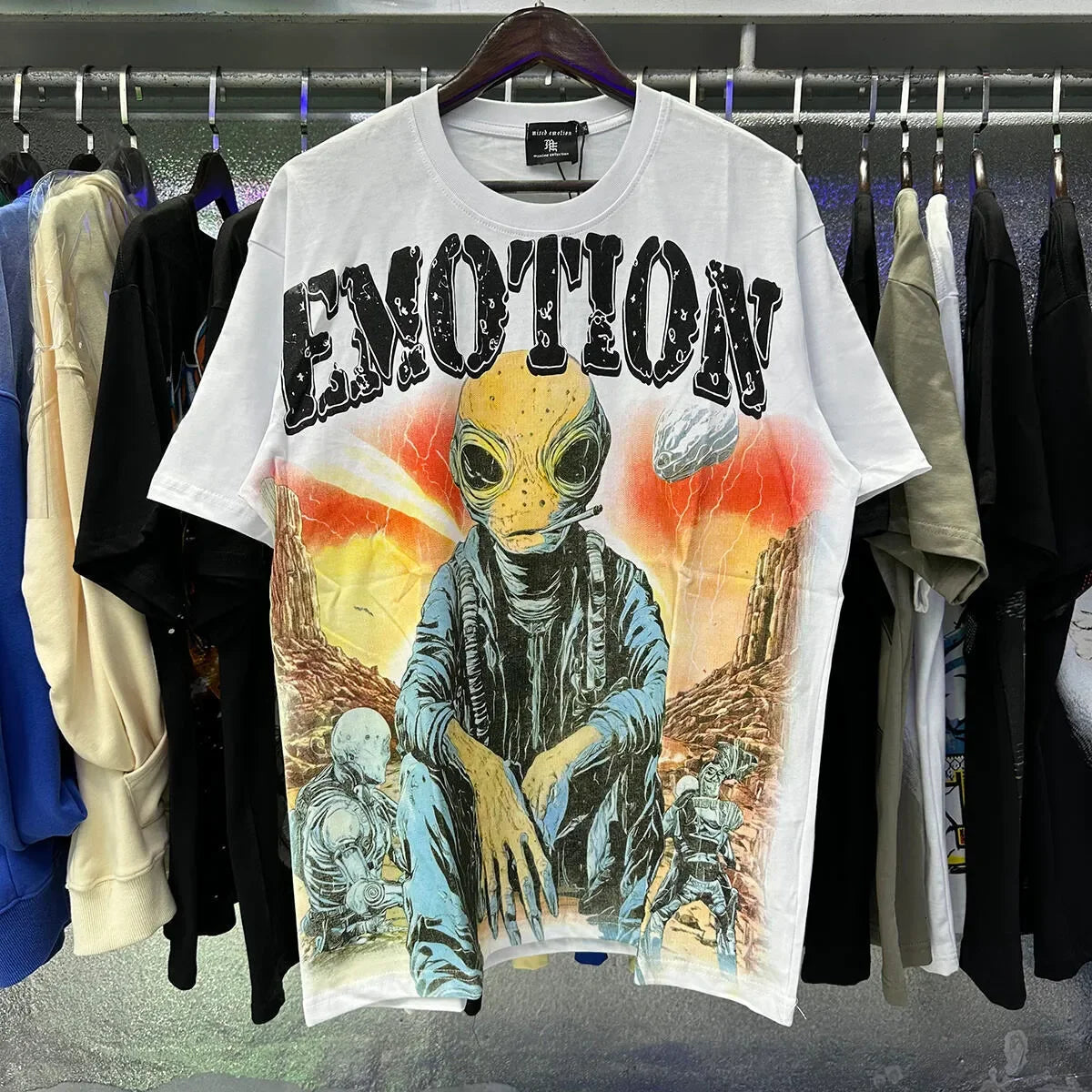 Streetwear Mixed Emotions Graphic Tee For Men And Women