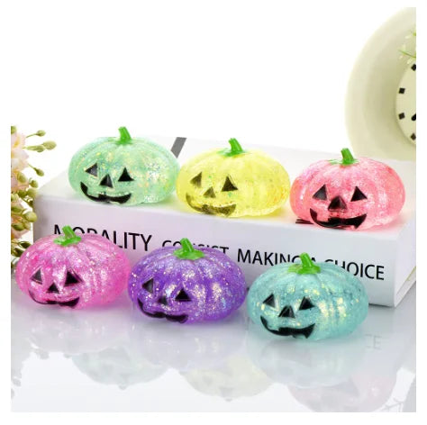 Halloween Pumpkin Squishy Toy, Slow Rebound Stress Relief Fidget