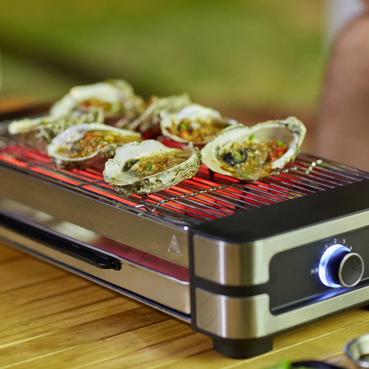 AMERZIS Stainless Steel Electric Grill With Temperature Control