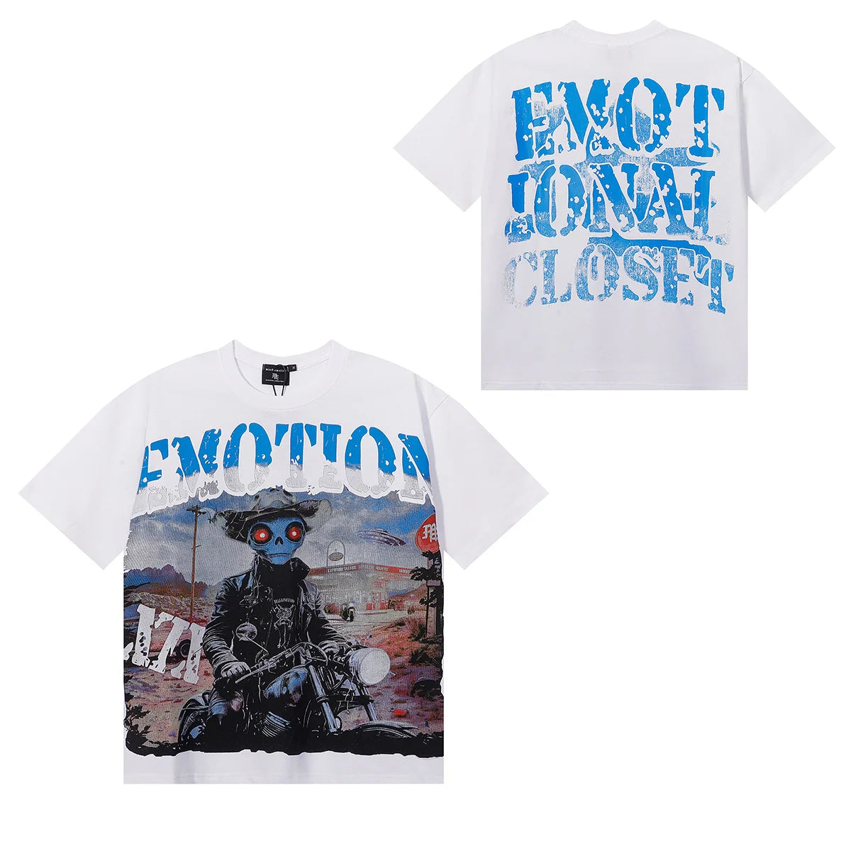Streetwear Mixed Emotions Graphic Tee For Men And Women