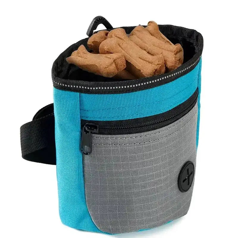 Pet Treat Bag With Magnet Closure – Walking Fanny Pack, Training Snack Pouch For Going Out, Small Dog Artifact