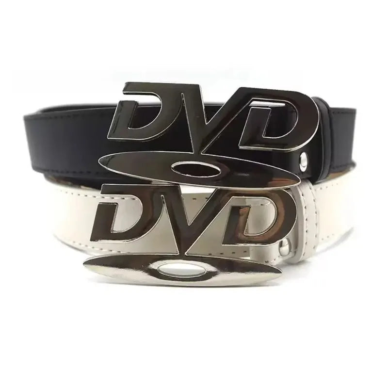 Nostalgic DVD Buckle Belt Unisex for Everyday and Partywear