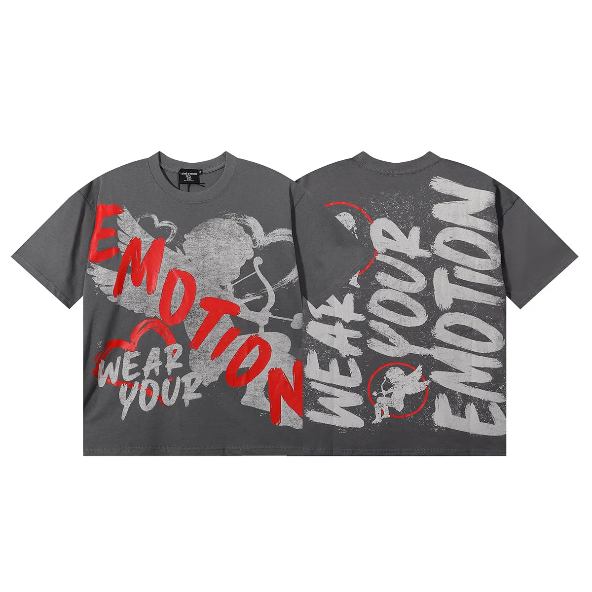 Streetwear Mixed Emotions Graphic Tee For Men And Women