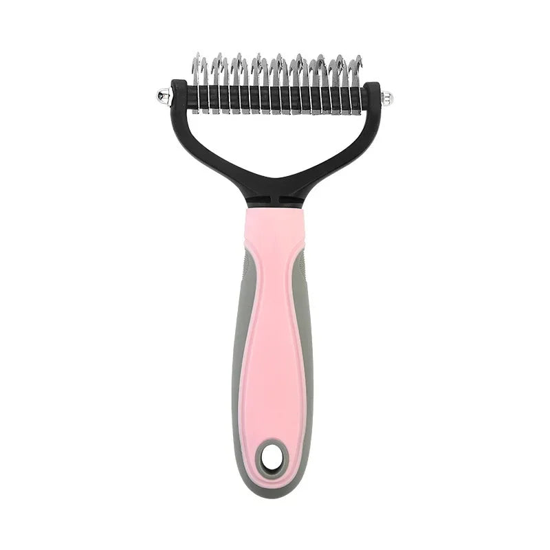 Double Sided Pet Grooming Brush Hair Remover Comb For Cats