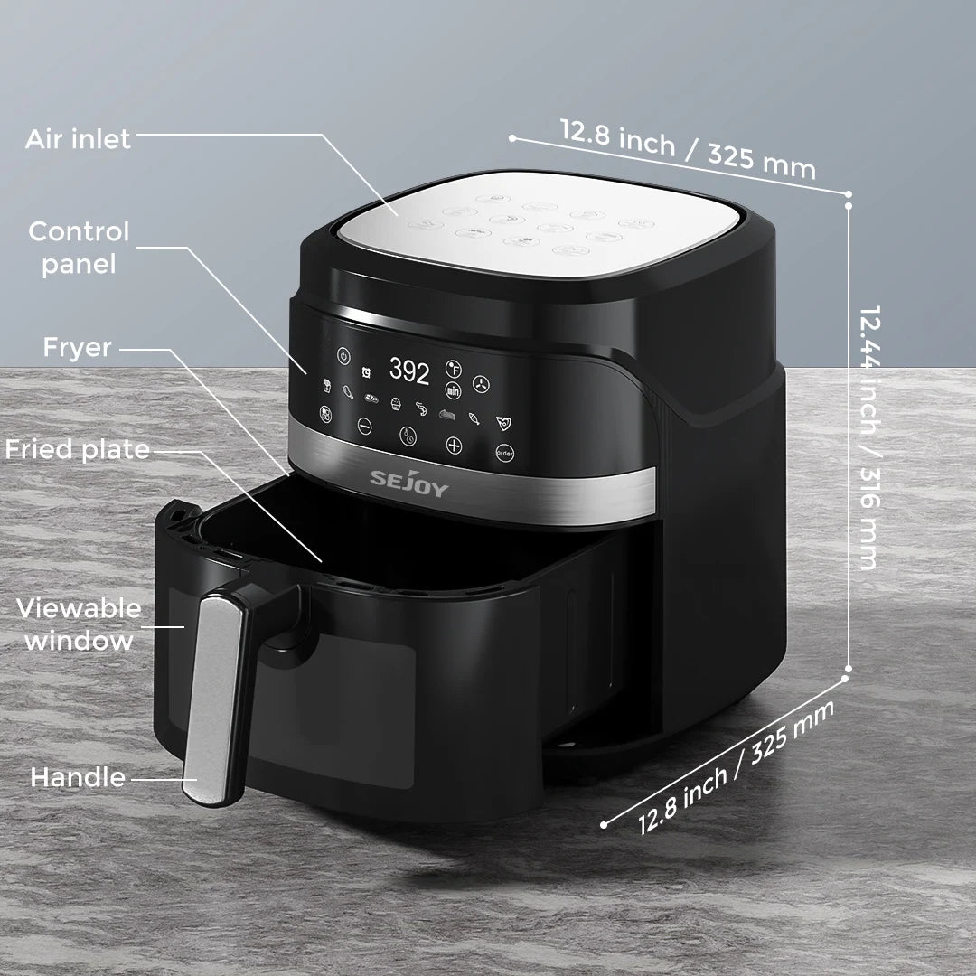 Sejoy Multifunctional Air Fryer With Ceramic Coating