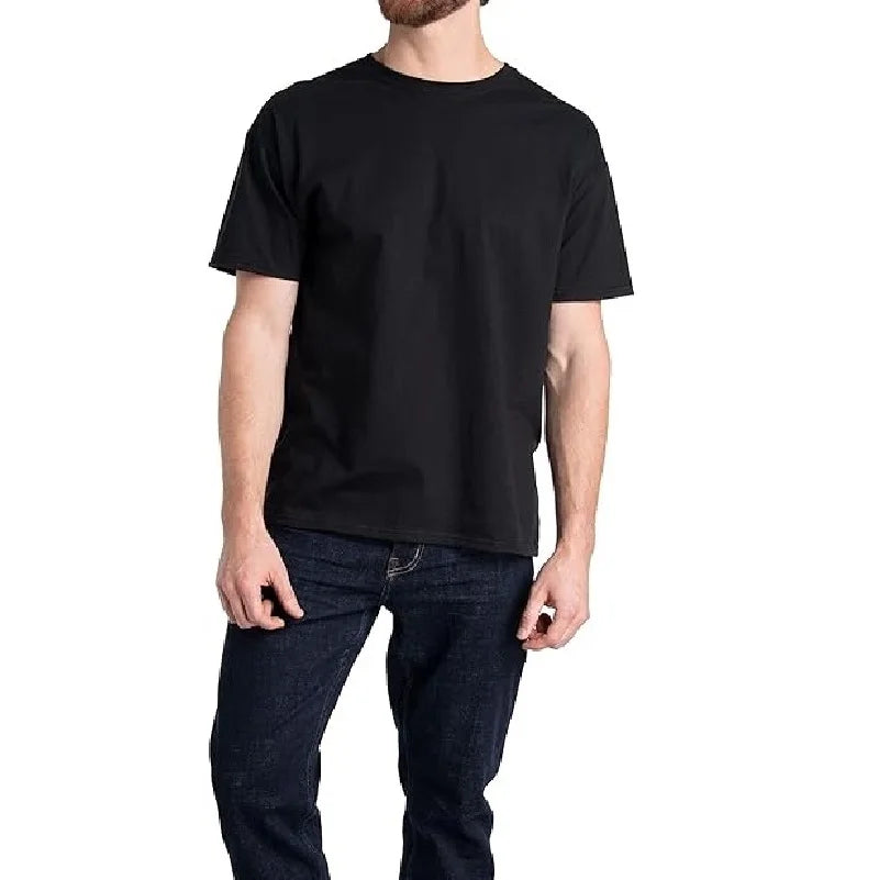 Mens Classic Crew Neck Cotton Blend Short Sleeve Tees Pack