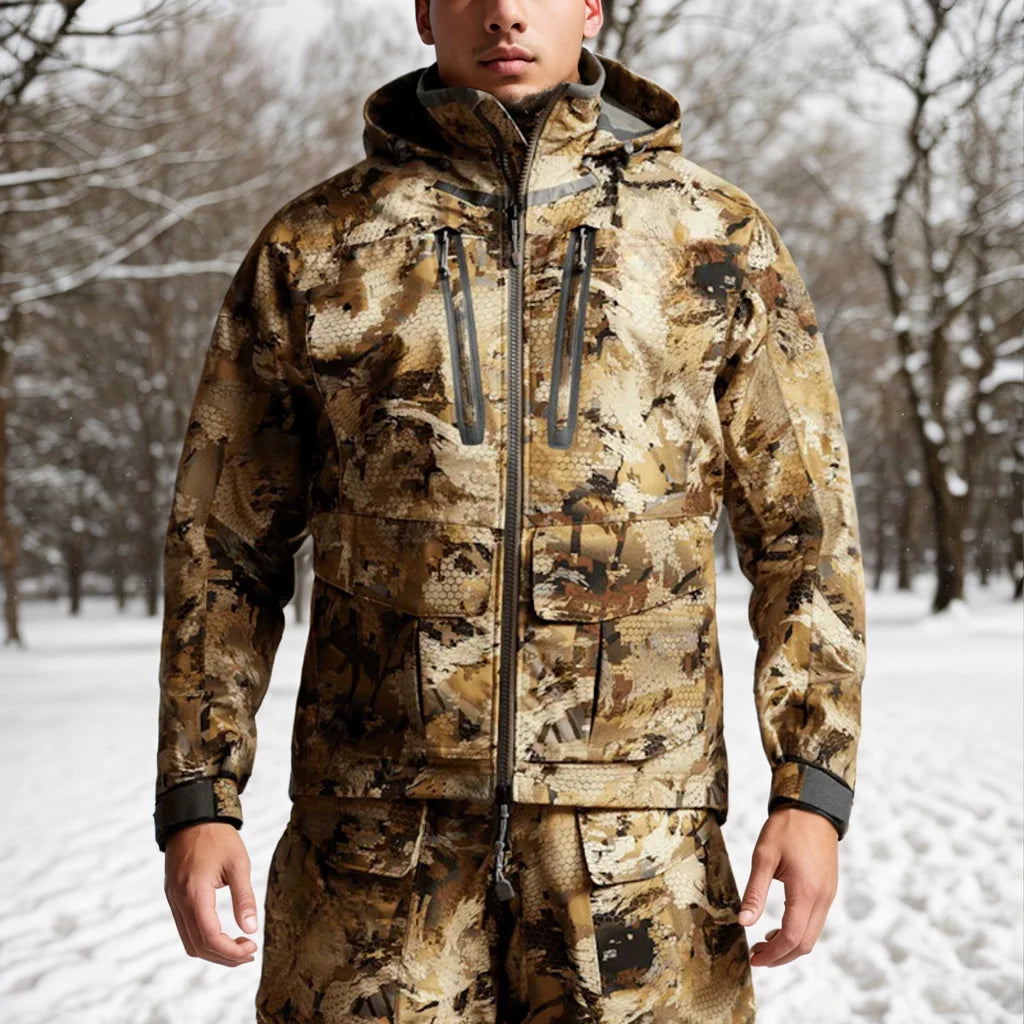Hifad Men's Waterproof Insulated Fishing And Hunting Winter Jacket