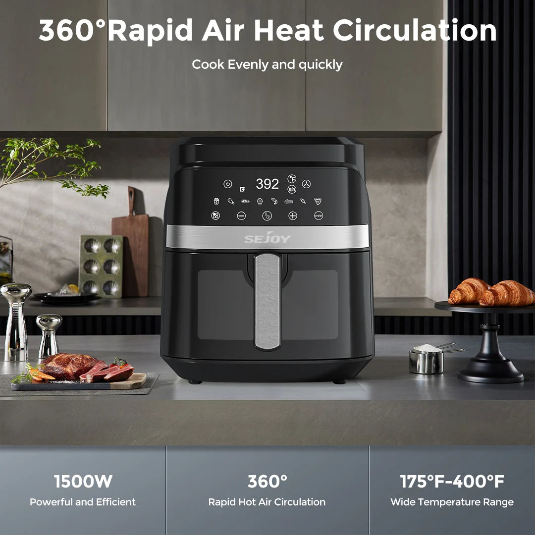 Sejoy Multifunctional Air Fryer With Ceramic Coating