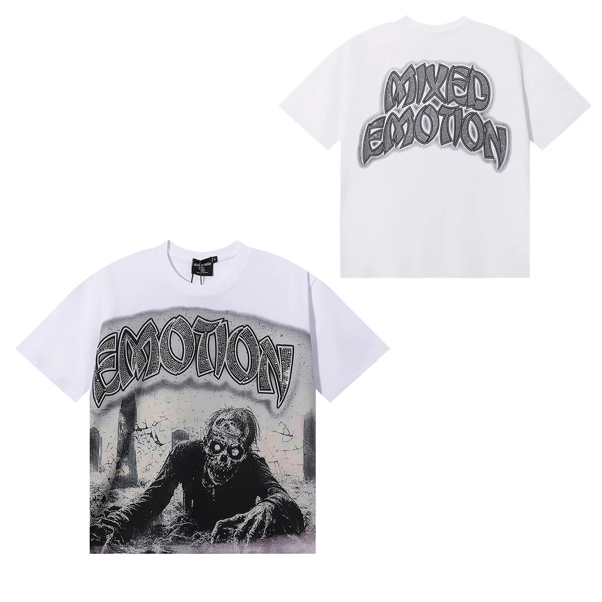Streetwear Mixed Emotions Graphic Tee For Men And Women