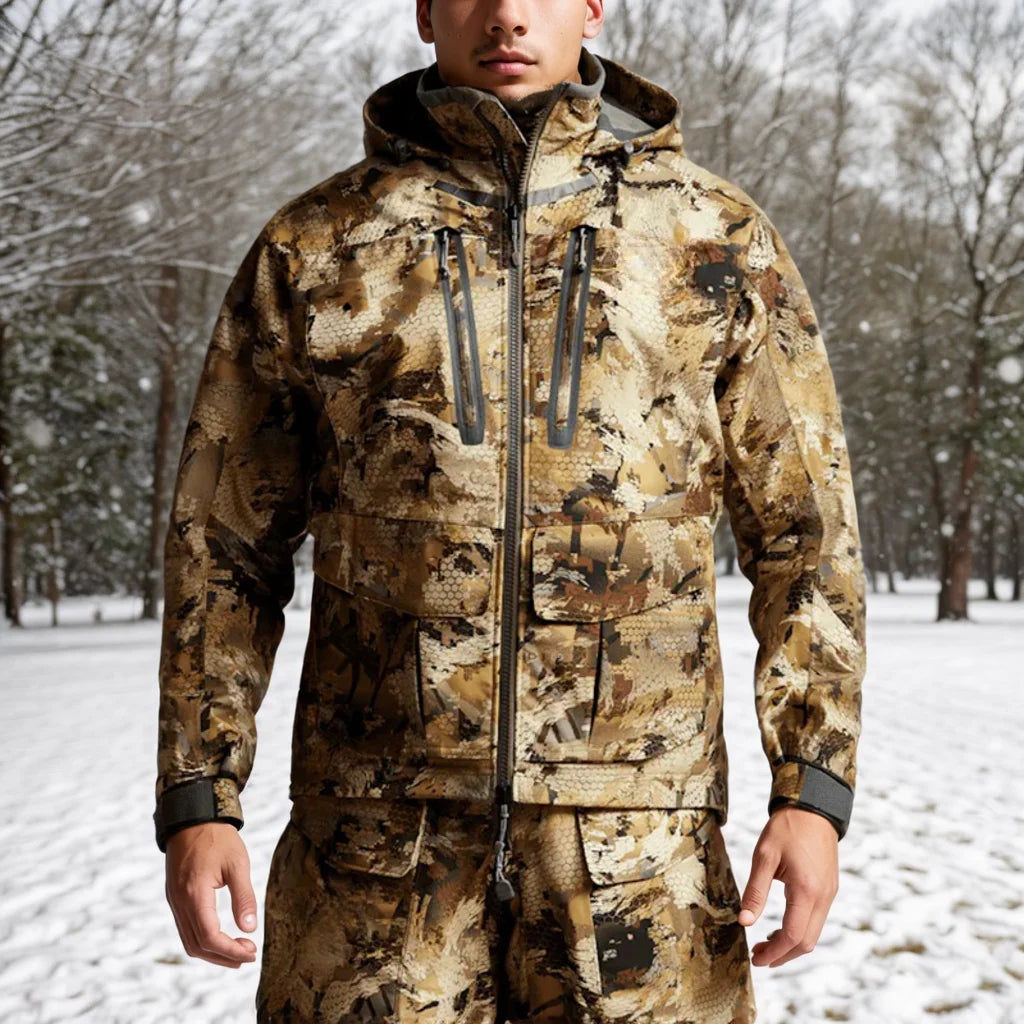 Hifad Men's Waterproof Insulated Fishing And Hunting Winter Jacket
