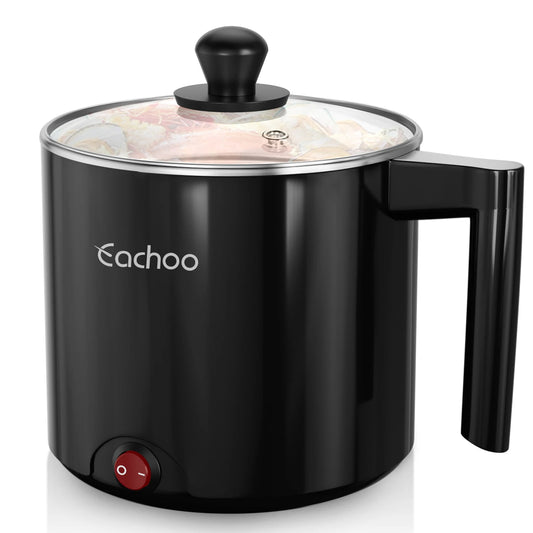 CACHOO Electric Hot Pot Cooker With Nonstick Pan For Noodles and Pasta