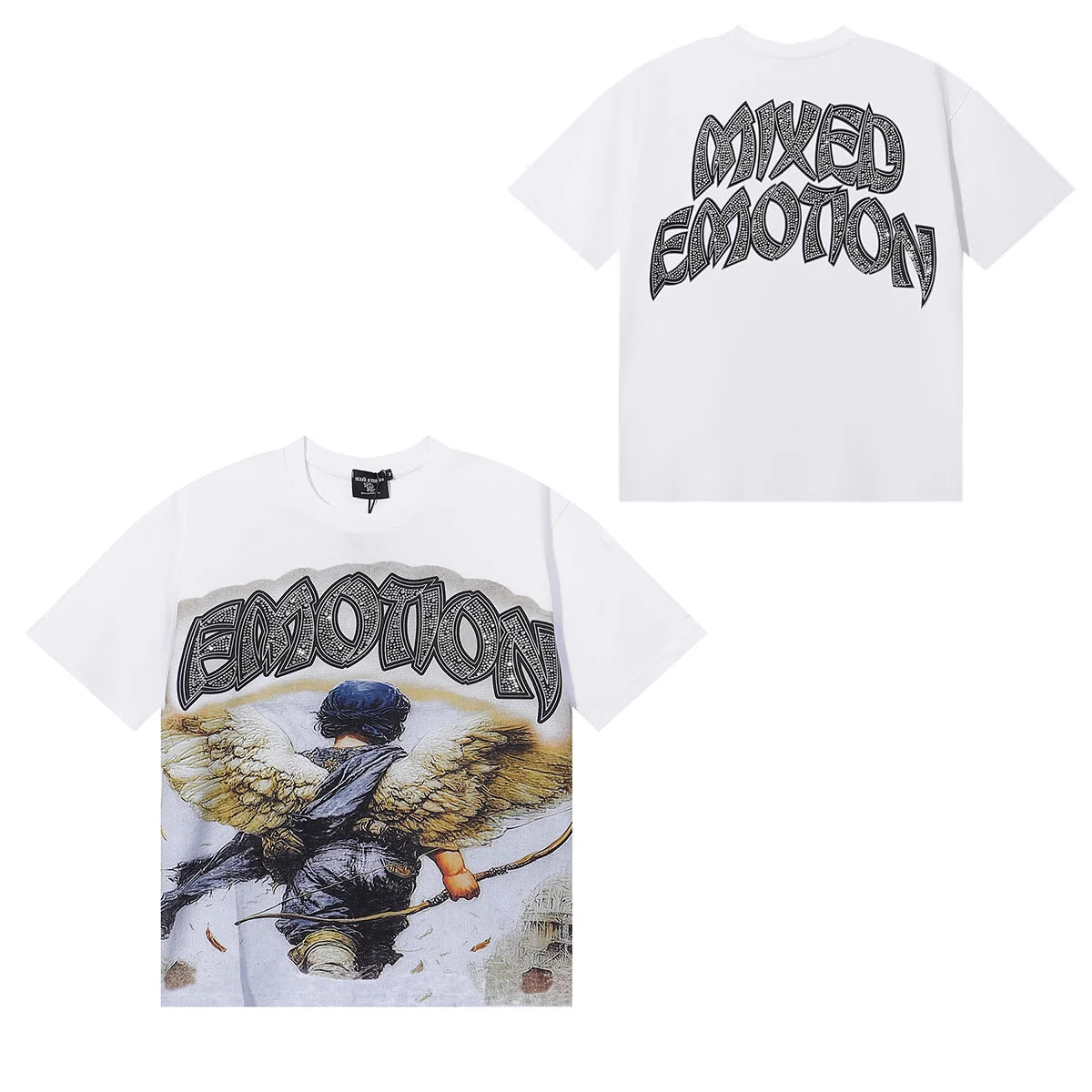 Streetwear Mixed Emotions Graphic Tee For Men And Women
