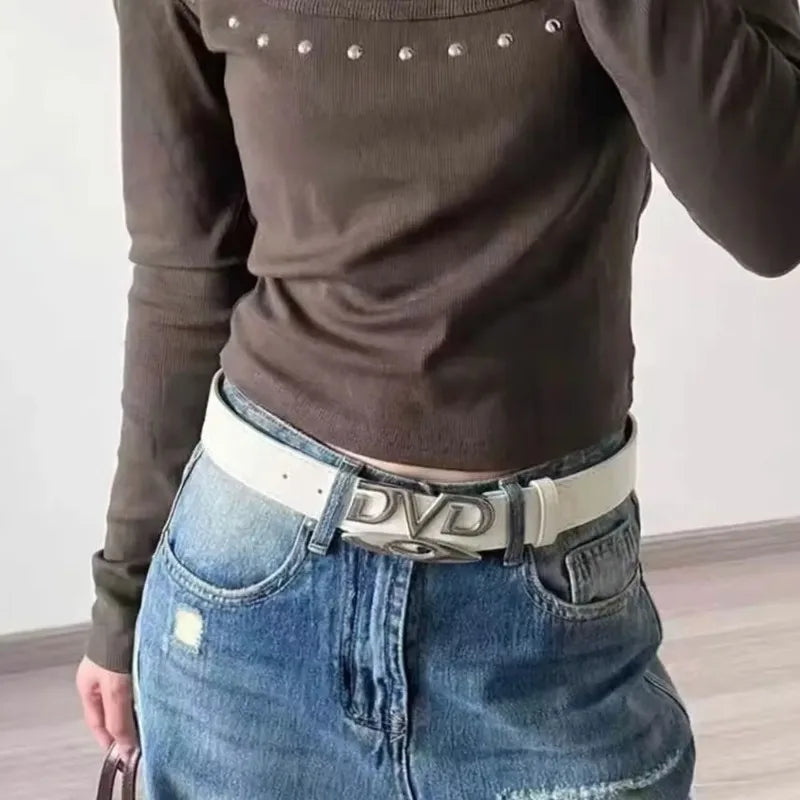 Nostalgic DVD Buckle Belt Unisex for Everyday and Partywear