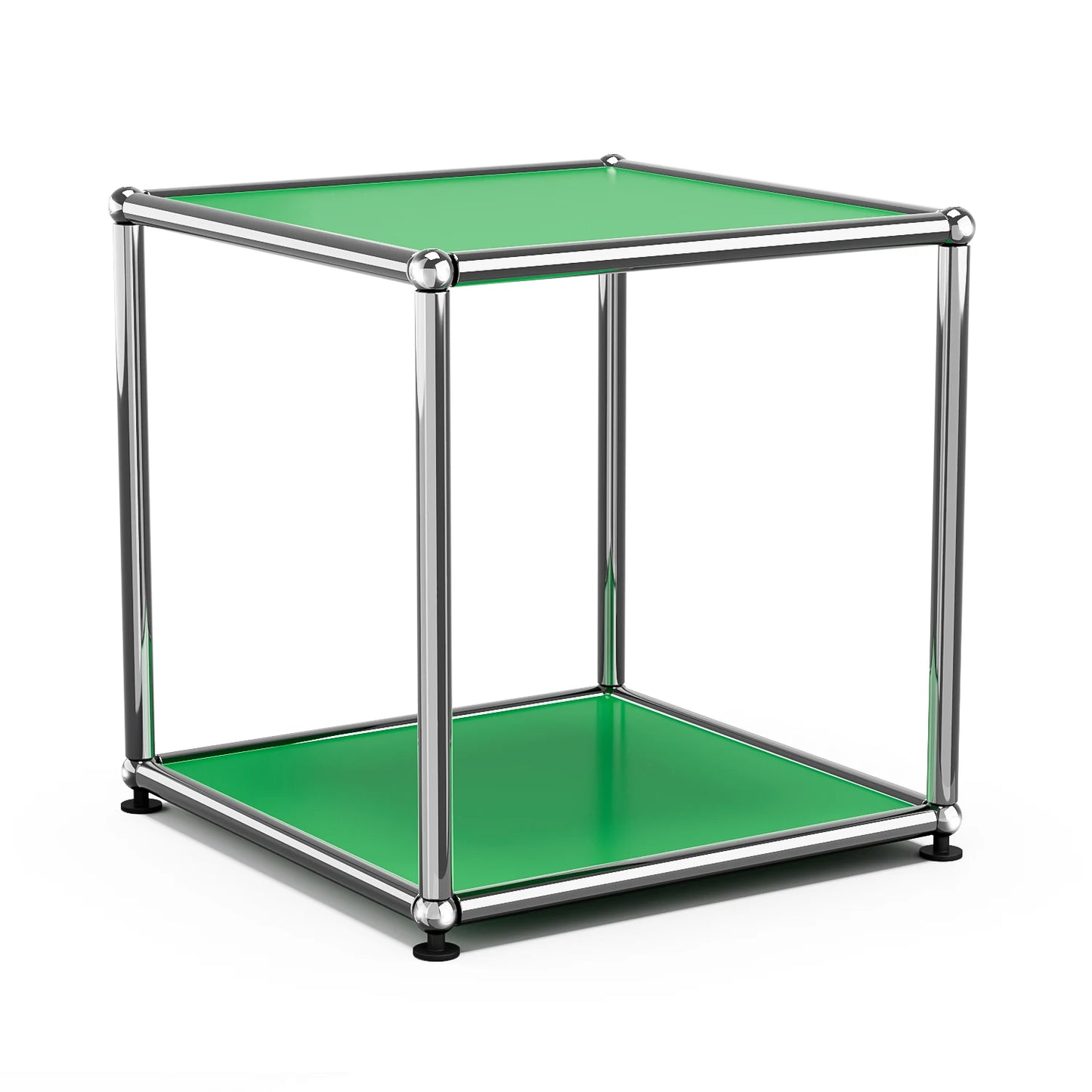 Modern Minimalist Side End Table Metal Frame Coffee Table Modular Open Cube Shelf Accent Furniture For Living Room Office