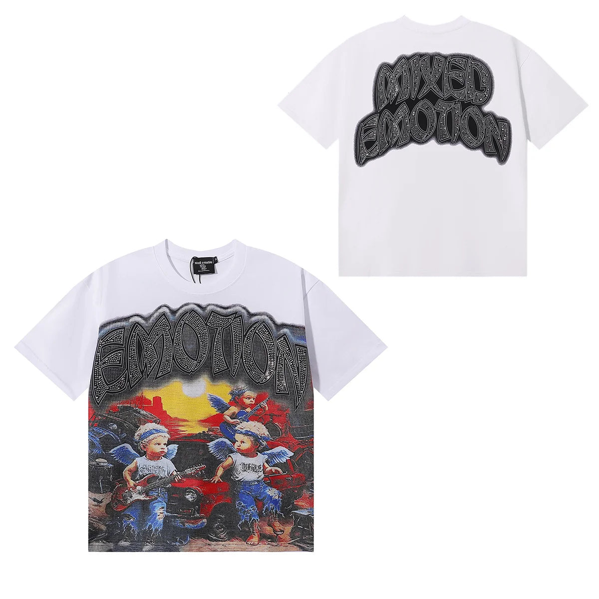 Streetwear Mixed Emotions Graphic Tee For Men And Women