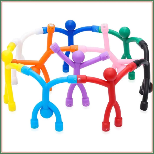 10Pcs Magnetic Travel Toys, Cute People Magnets for Car Airplane, Fidget Sensory Fun
