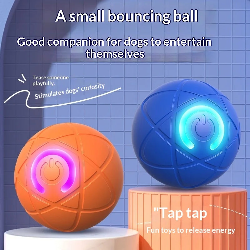 1-10PCS Smart Dog Toy Ball Electronic Interactive Pet Toy Moving Ball USB Automatic Moving Bounce Suitable for Puppy Gift