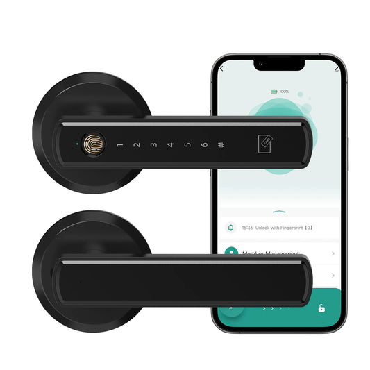 Viladepot Smart Lock Biometric Fingerprint Bluetooth App Control Keypad