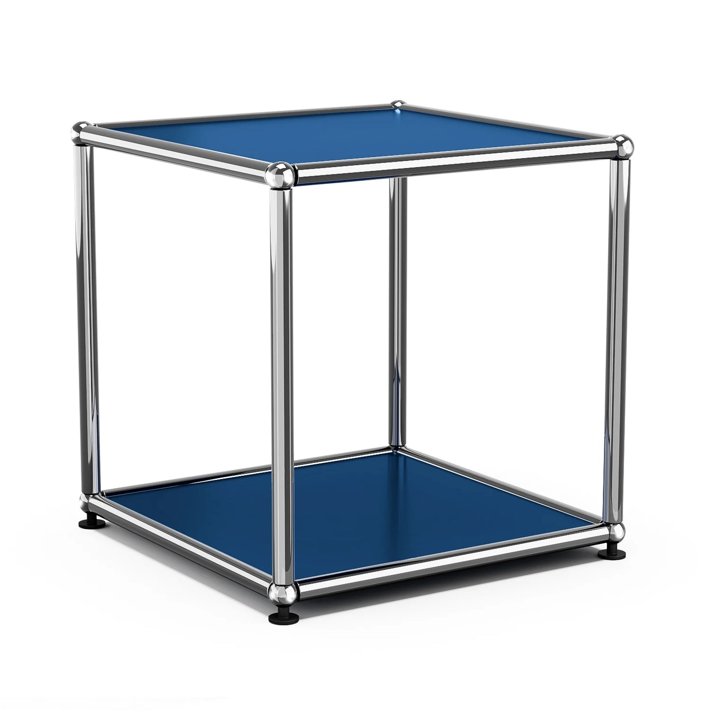 Modern Minimalist Side End Table Metal Frame Coffee Table Modular Open Cube Shelf Accent Furniture For Living Room Office