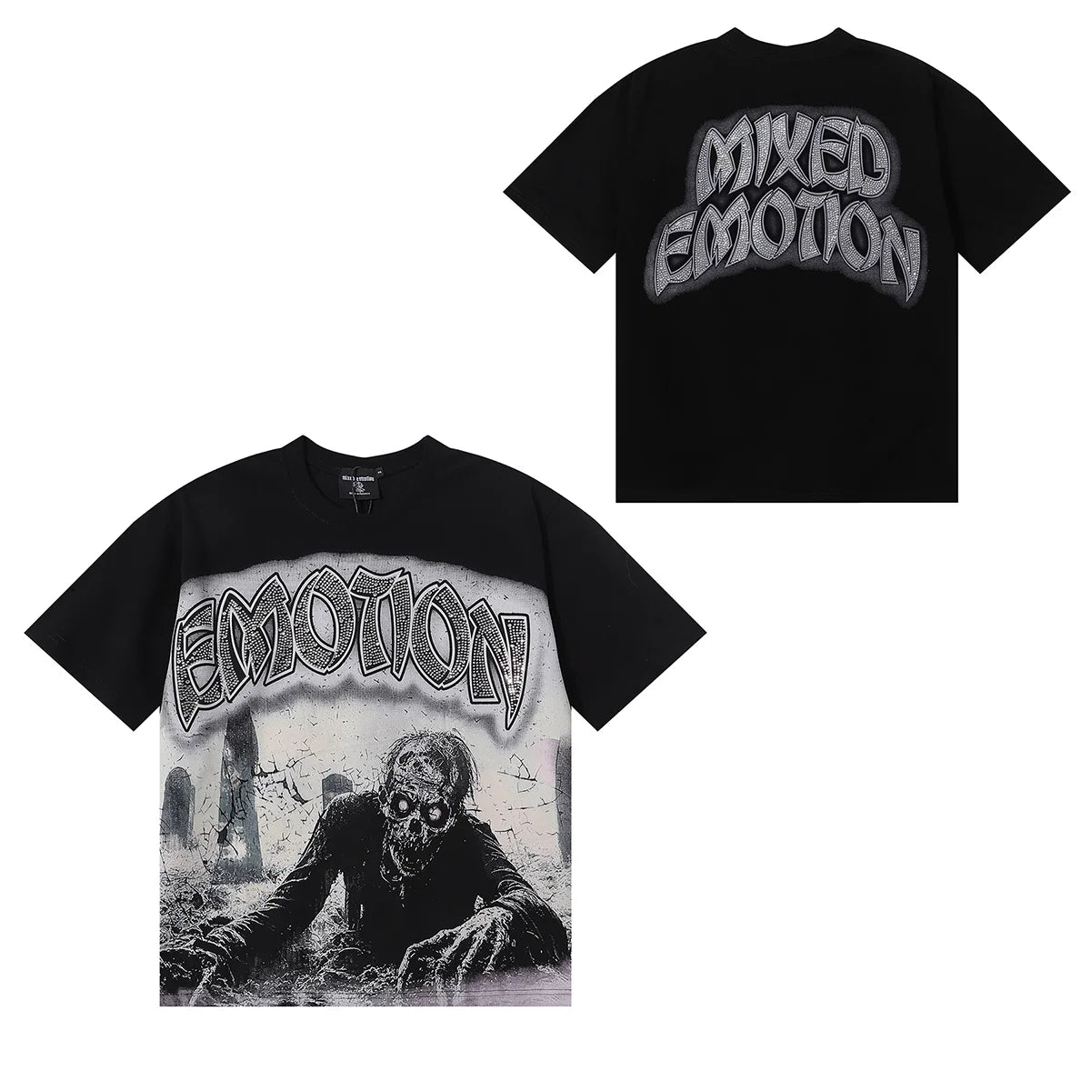Streetwear Mixed Emotions Graphic Tee For Men And Women