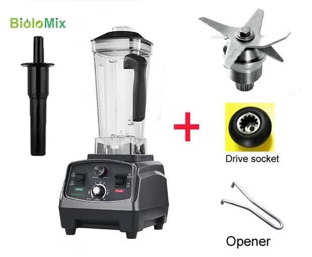 Biolomix 3HP 2200W Heavy Duty Commercial Blender Mixer Juicer